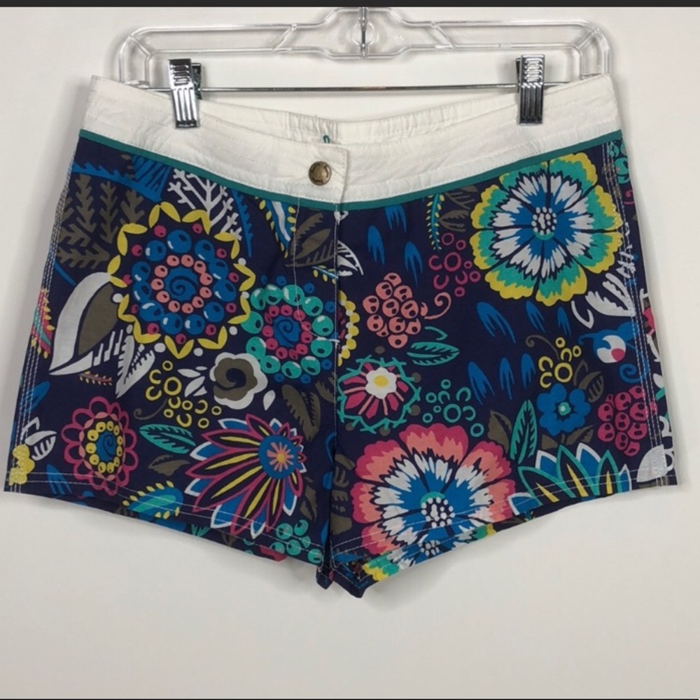 Boden Swim Surf Shorts Floral UK 10 US 6 New!